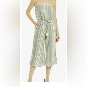ELAN Strapless Cover-Up Culotte Jumpsuit NWT
